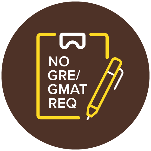 No GRE/GMAT Required Icon